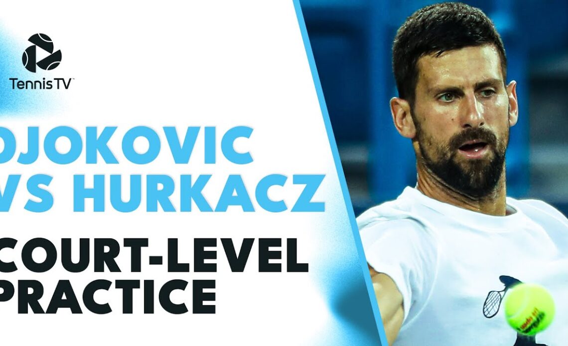 Novak Djokovic vs Hubert Hurkacz ENTERTAINING Court-Level Points | Cincinnati 2023