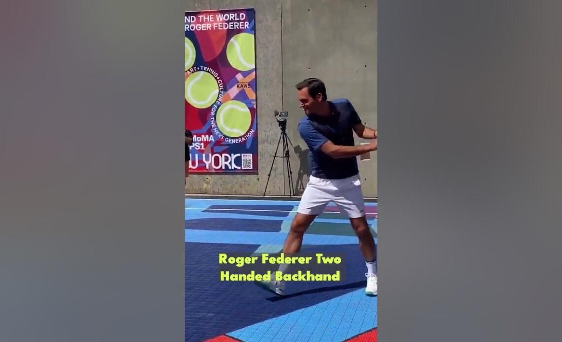 Now in retirement, @rogerfederer is adding new things to his game...(via @kielcariah)