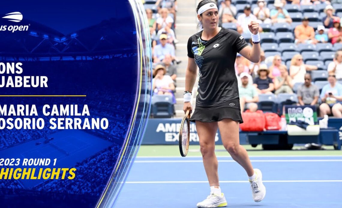 Ons Jabeur vs. Maria Camila Osorio Serrano Highlights | 2023 US Open Round 1