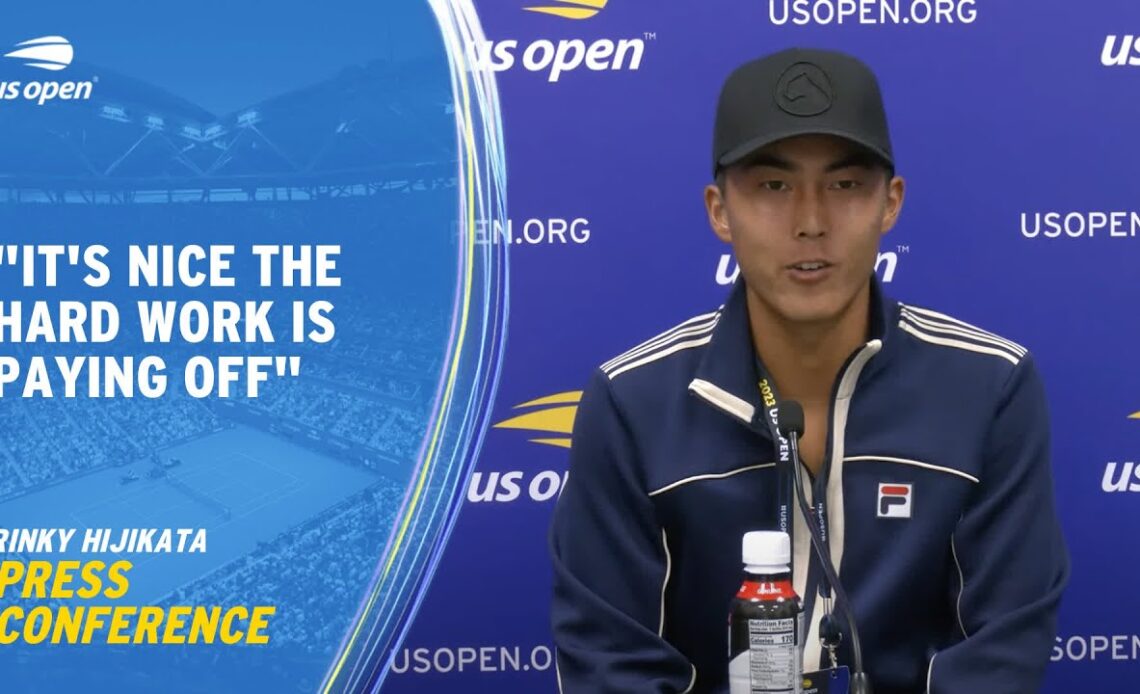 Rinky Hijikata Press Conference | 2023 US Open Round 1