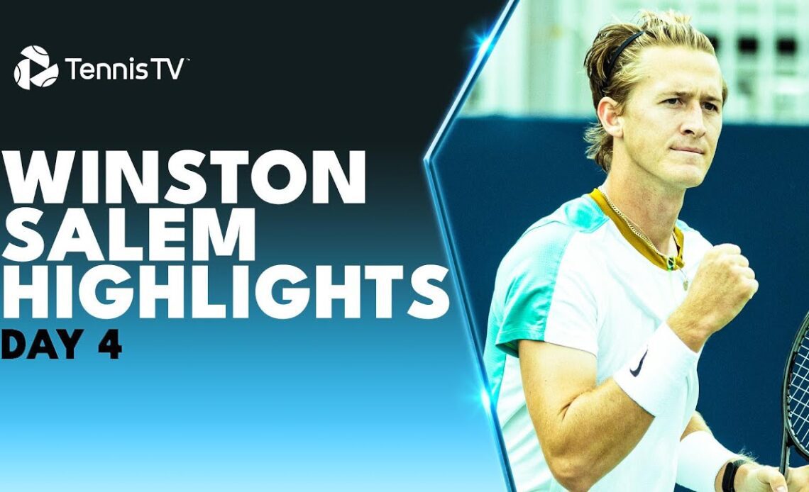 STACKED; Korda, Coric, Gasquet, Mmoh, Nakashima in Action | Winston-Salem 2023 Day 4 Highlights