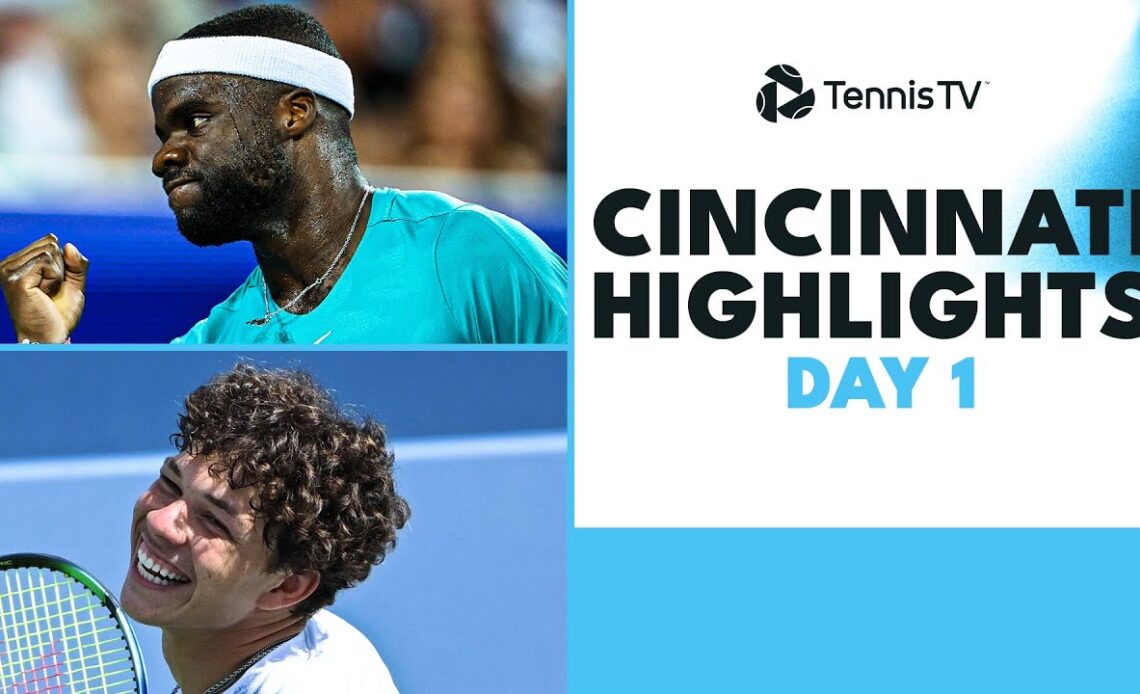 Shelton Takes On Eubanks; Tiafoe, Mannarino, Gasquet Feature | Cincinnati 2023 Highlights Day 1