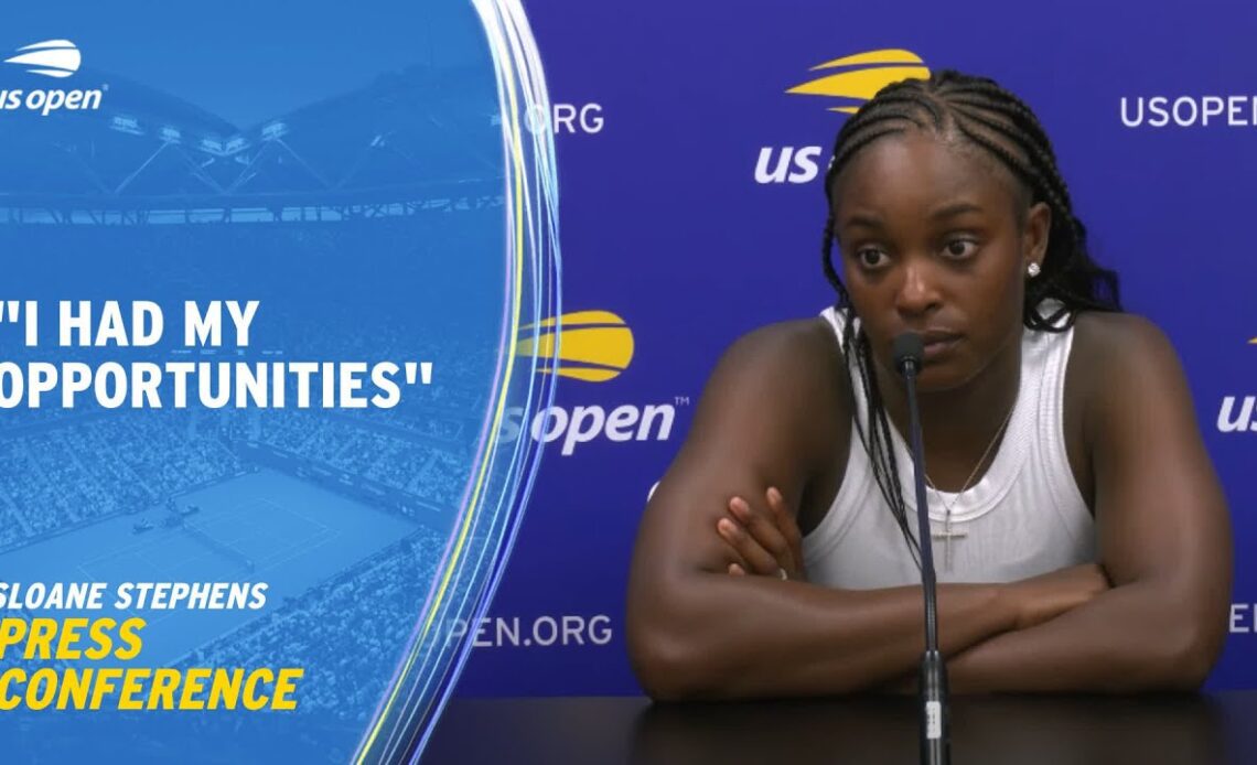 Sloane Stephens Press Conference | 2023 US Open Round 1