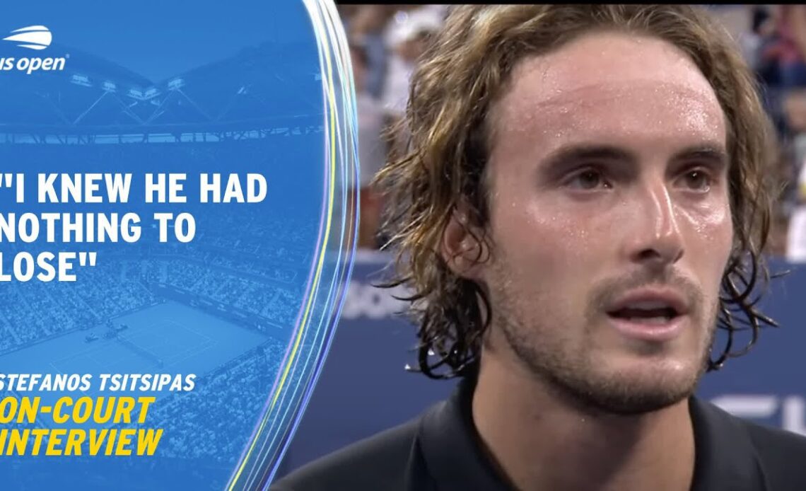 Stefanos Tsitsipas On-Court Interview | 2023 US Open Round 1