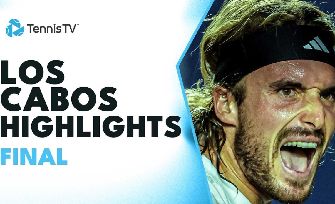 Stefanos Tsitsipas vs Alex De Minaur Title Showdown 🏆 | Los Cabos 2023 Final Highlights