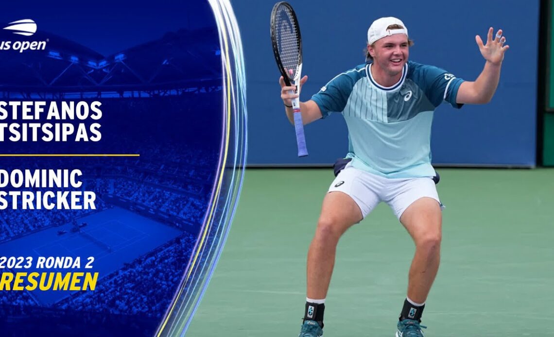 Stefanos Tsitsipas vs. Dominic Stricker Resumen | 2023 US Open Ronda 2