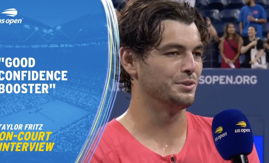 Taylor Fritz On-Court Interview | 2023 US Open