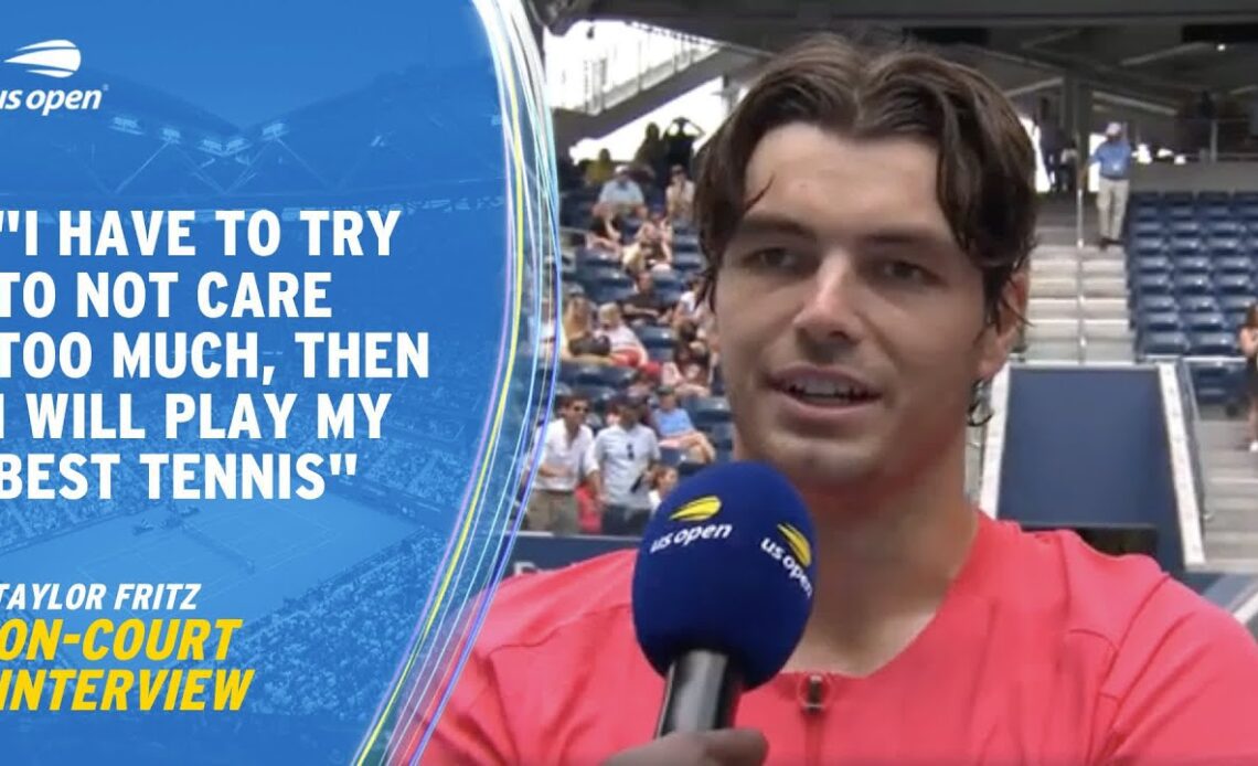 Taylor Fritz On-Court Interview | 2023 US Open Round 1