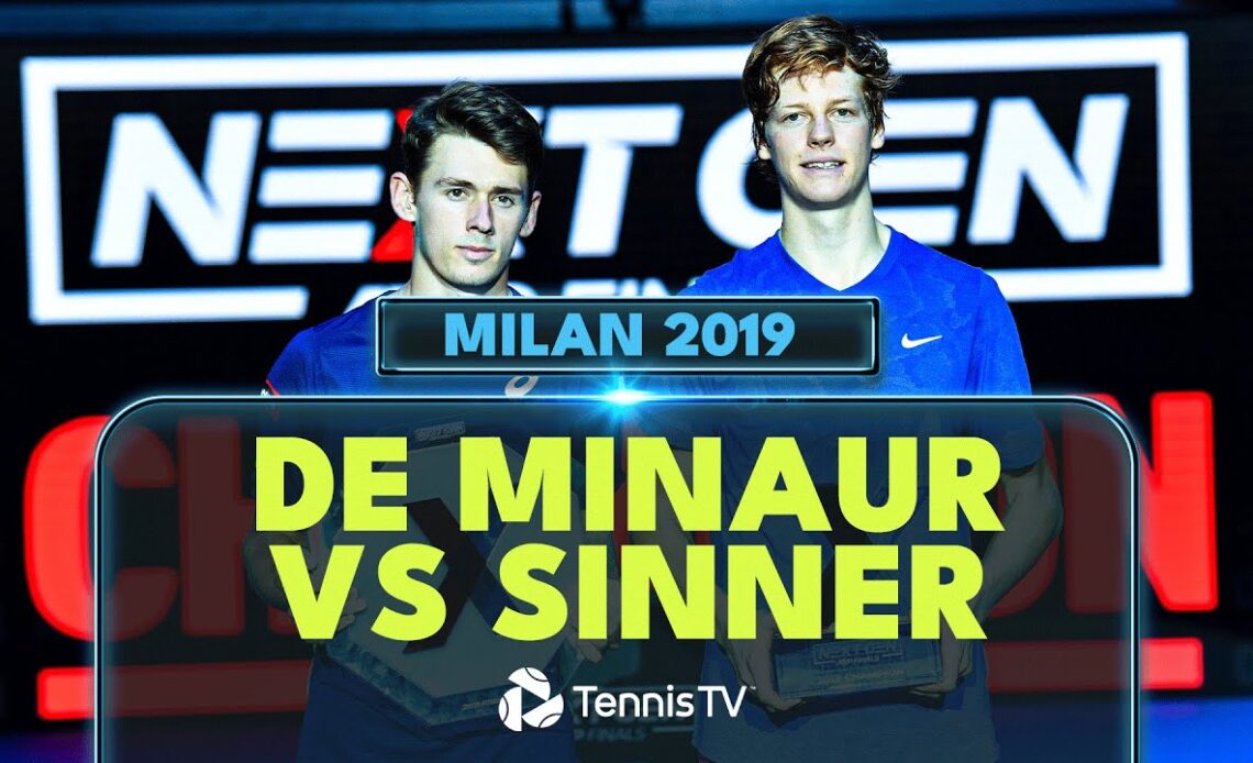 The FIRST Meeting Between Jannik Sinner & Alex de Minaur | Milan Next Gen Finals 2019