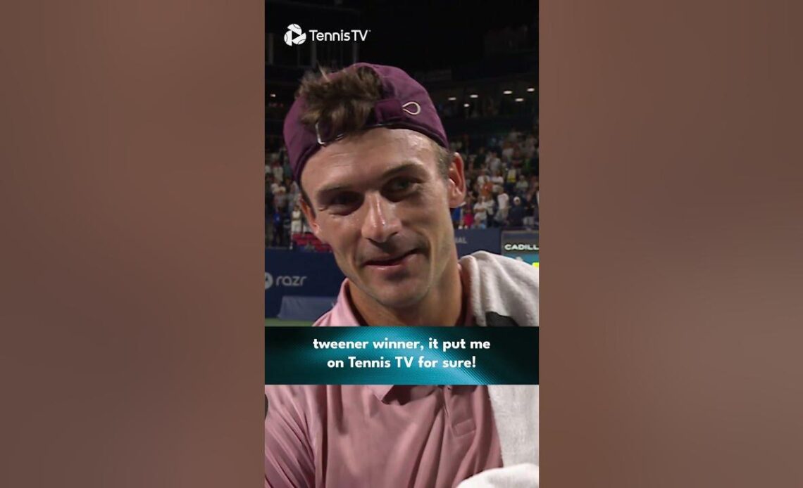 Tommy Paul Knew He Was Destined For Tennis TV! 😂
