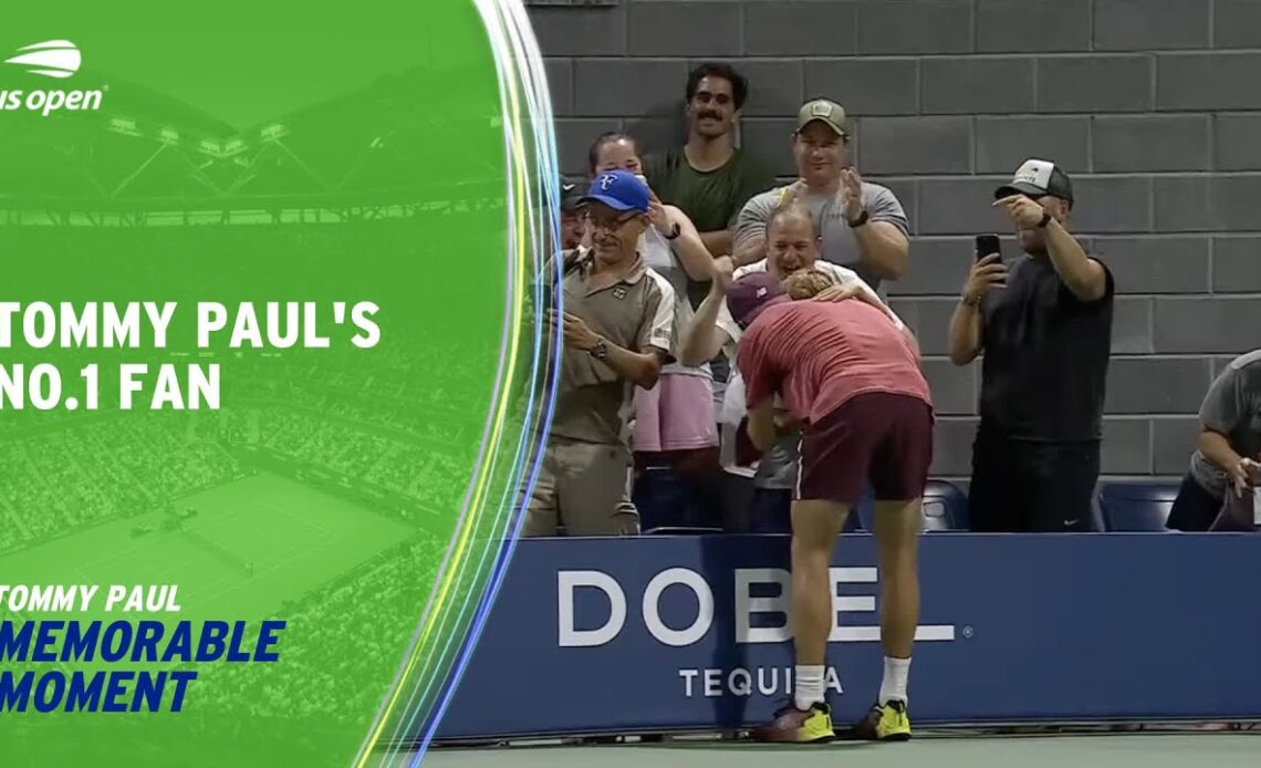 Tommy Paul's No.1 Fan! | 2023 US Open