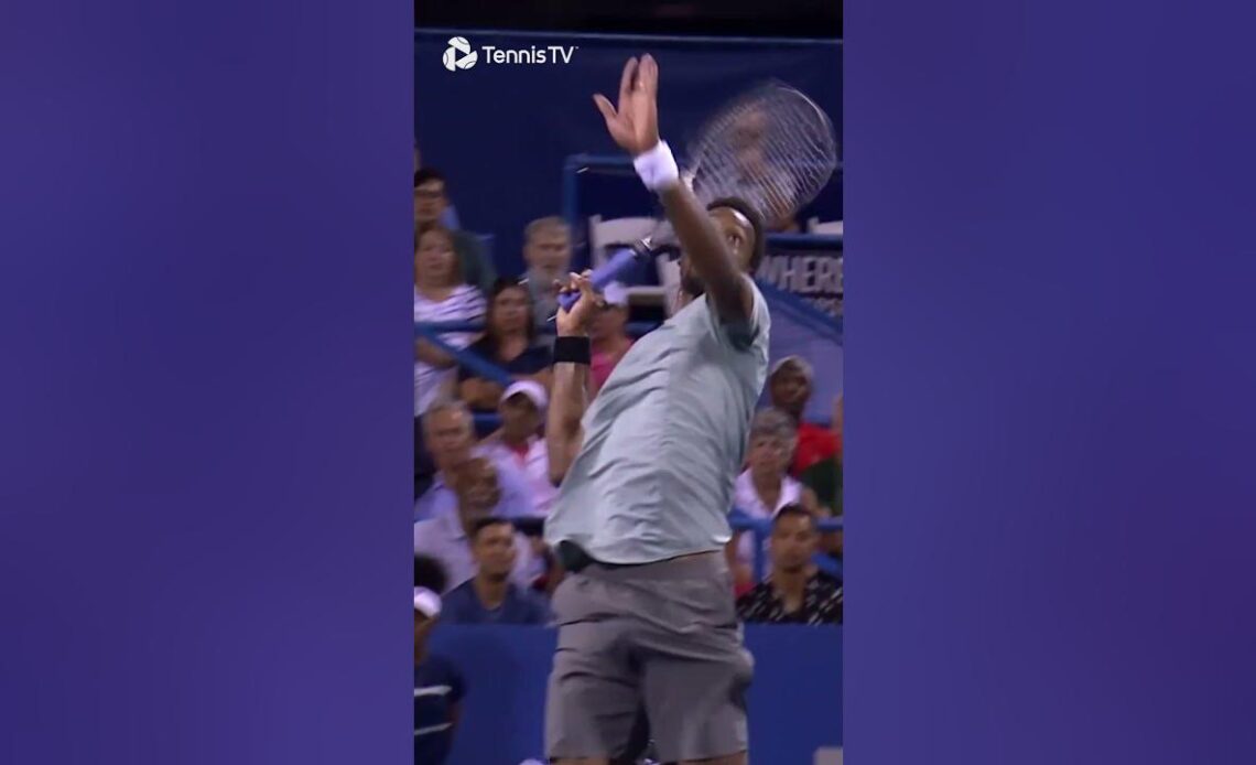 Two Monfils Slam Dunks In One Match!