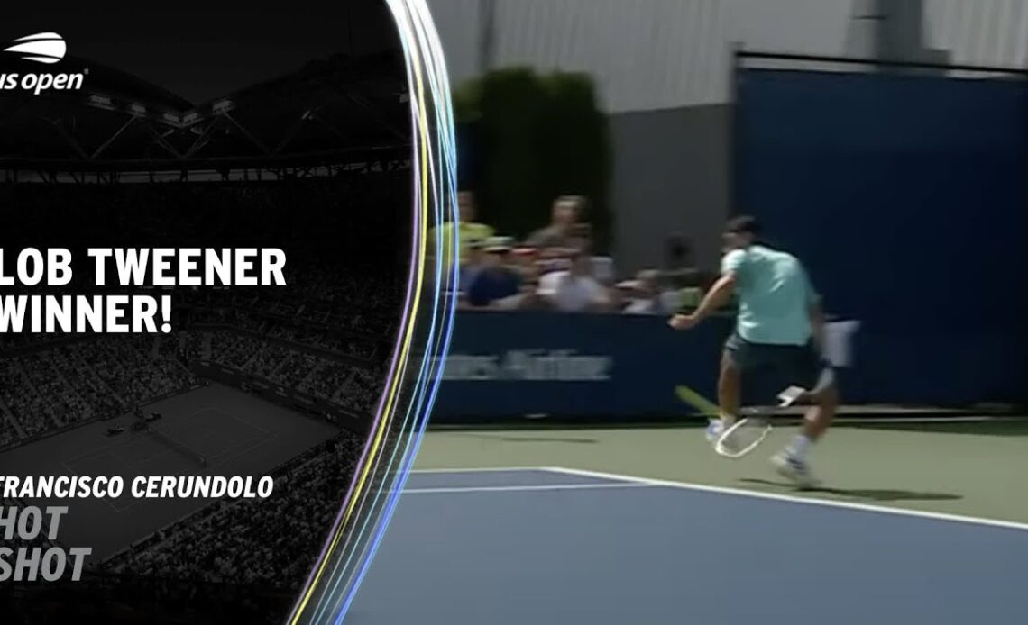 Unbelievable Lob Tweener Winner! | 2023 US Open