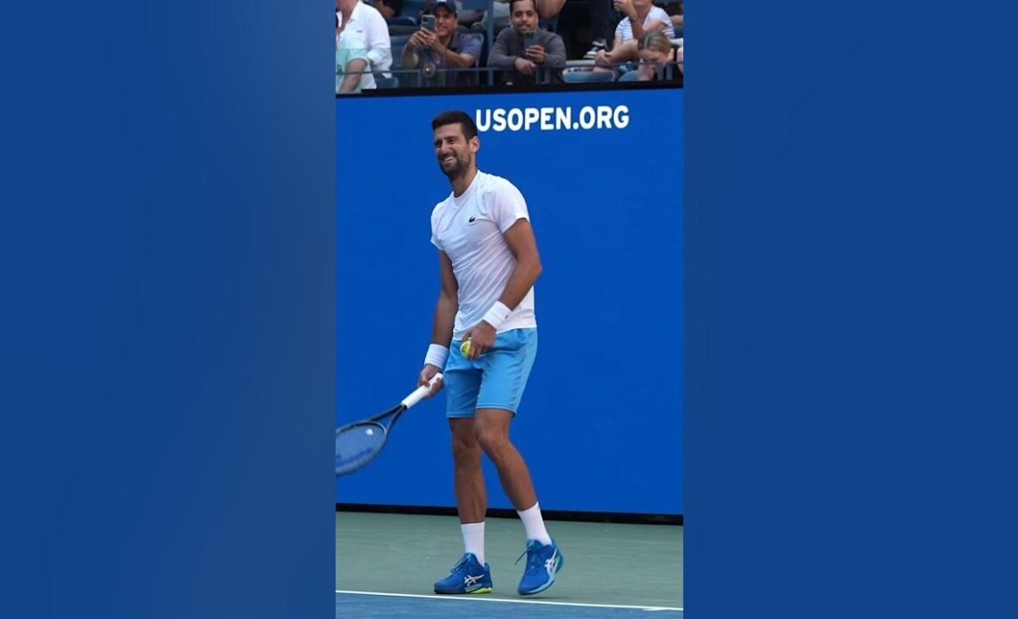 WHICH tennis players is Novak Djokovic impersonating? 😂