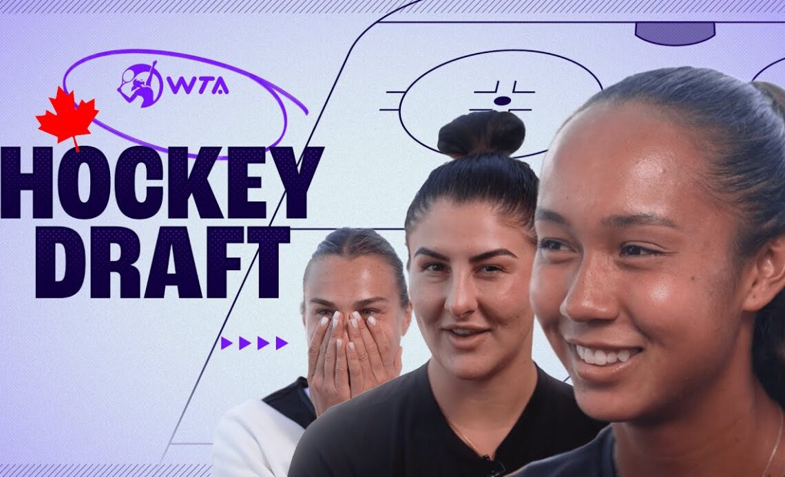 WTA players craft their ideal HOCKEY team ✍️