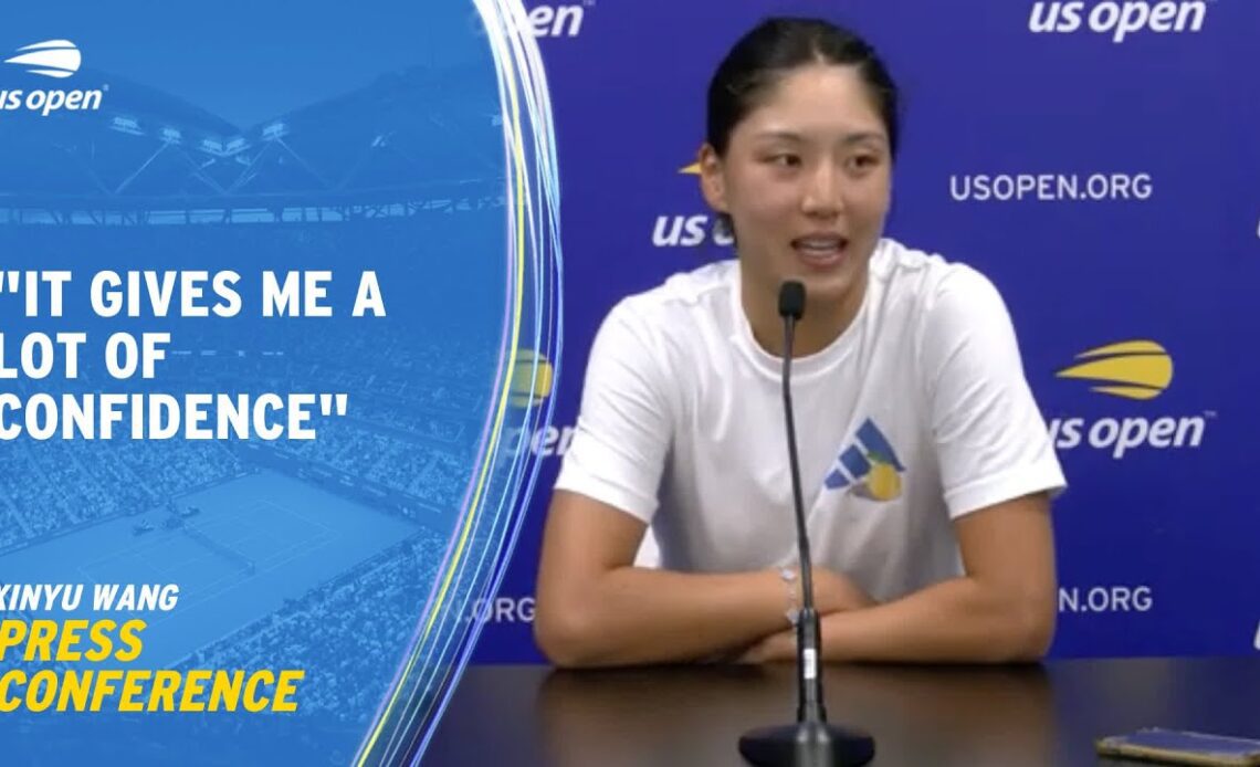 Xinyu Wang Press Conference | 2023 US Open Round 2
