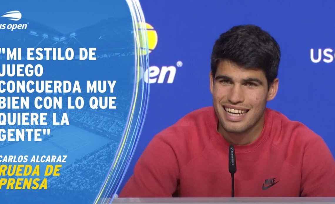 Carlos Alcaraz | Rueda de Prensa | 2023 US Open Ronda 3