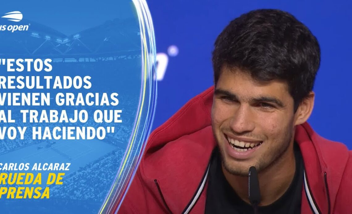 Carlos Alcaraz | Rueda de Prensa | 2023 US Open Cuartos de Final