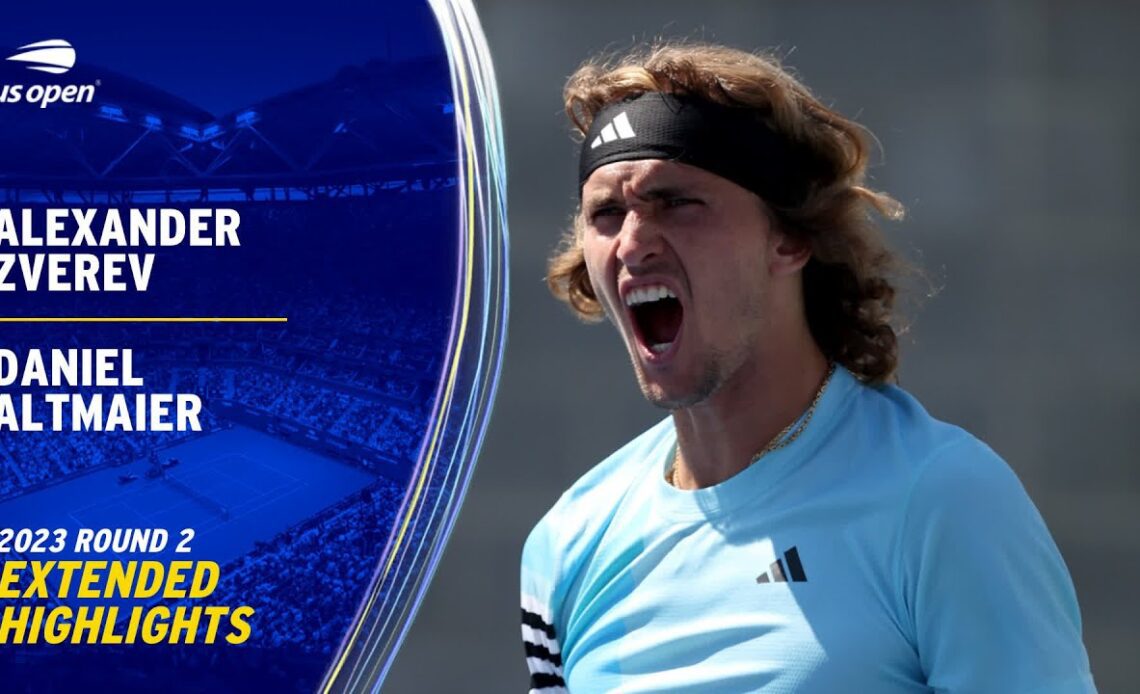 Alexander Zverev vs. Daniel Altmaier Extended Highlights | 2023 US Open Round 2