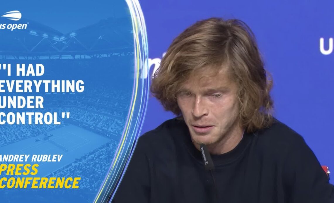 Andrey Rublev Press Conference | 2023 US Open Round 4