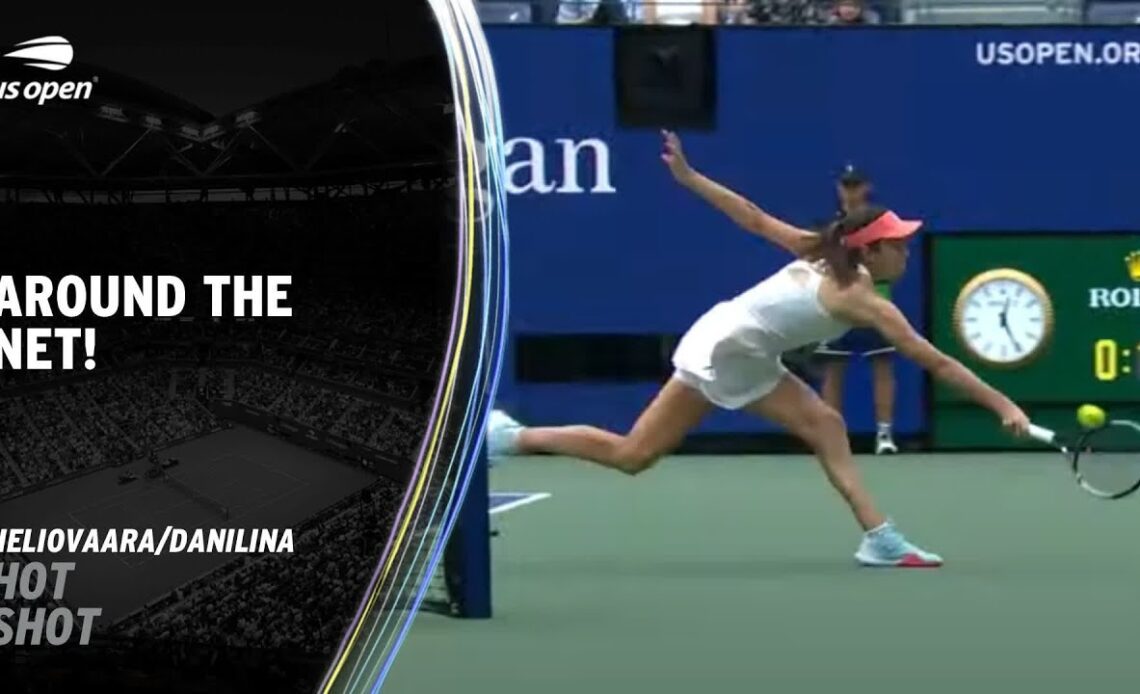 Anna Danilina's Around-The-Net Shot in the Mixed Doubles Final | 2023 US Open