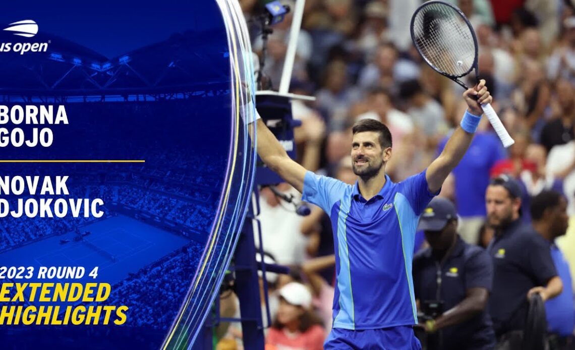 Borna Gojo vs. Novak Djokovic Extended Highlights | 2023 US Open Round 4