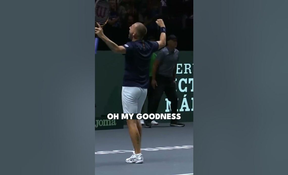 CRAZY Tennis From Dan Evans In Davis Cup Dramatic Finale!