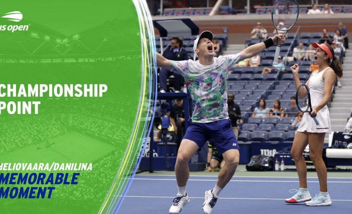 Championship Point | Heliovaara/Danilina Win the Mixed Doubles Title | 2023 US Open