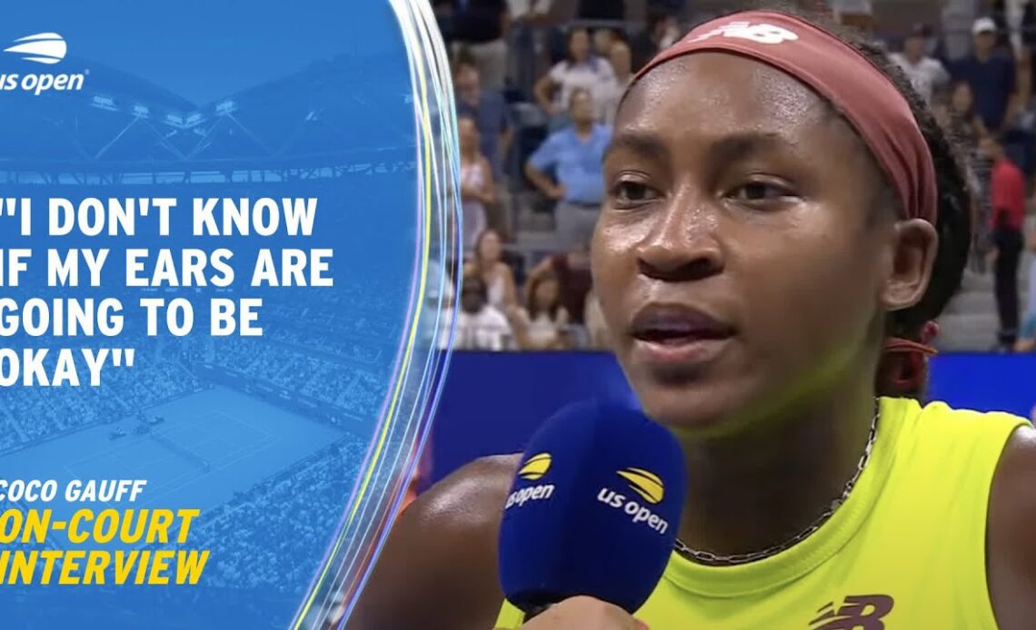 Coco Gauff On-Court Interview | 2023 US Open Semifinal