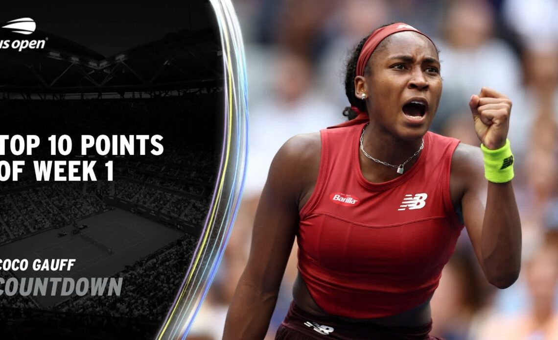 Coco Gauff | Top 10 Points of Week 1 | 2023 US Open