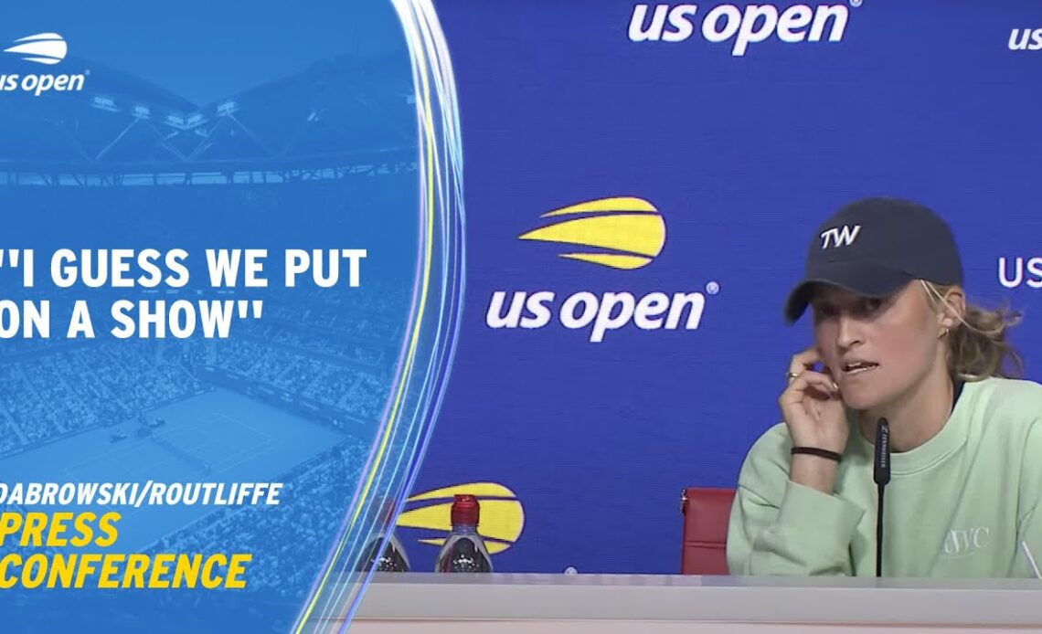 Dabrowski/Routliffe Press Conference | 2023 US Open Quarterfinal