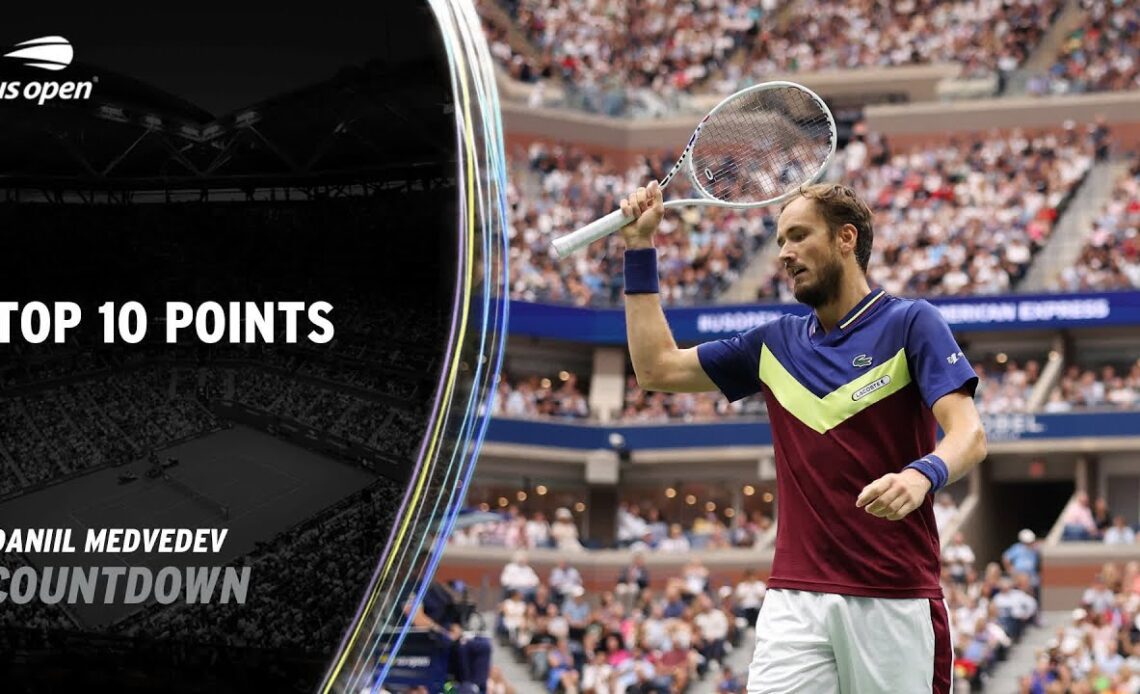 Daniil Medvedev | Top 10 Points | 2023 US Open