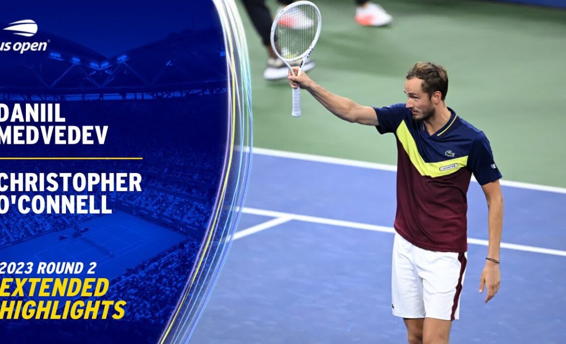 Daniil Medvedev vs. Christopher O'Connell Extended Highlights | 2023 US Open Round 2