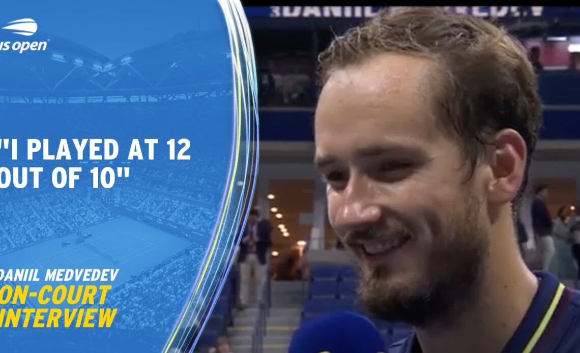 Danill Medvedev On-Court Interview | 2023 US Open Semifinal