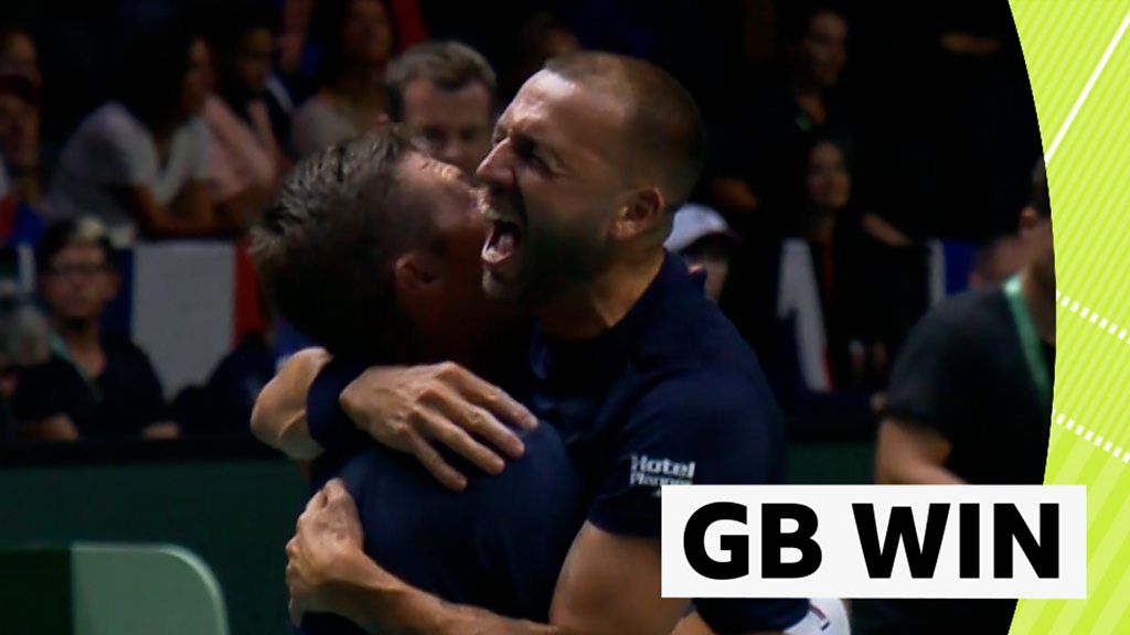 Davis Cup 2023: Great Britain's Dan Evans and Neal Skupski fight back to beat France