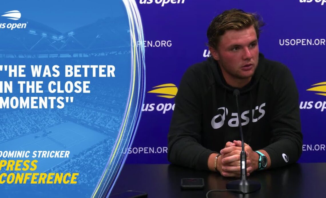 Dominic Stricker Press Conference | 2023 US Open Round 4