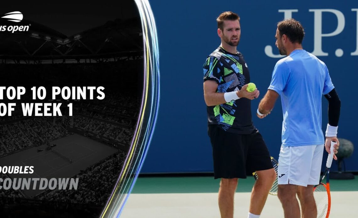 Doubles | Top 10 Points of Week 1 | 2023 US Open