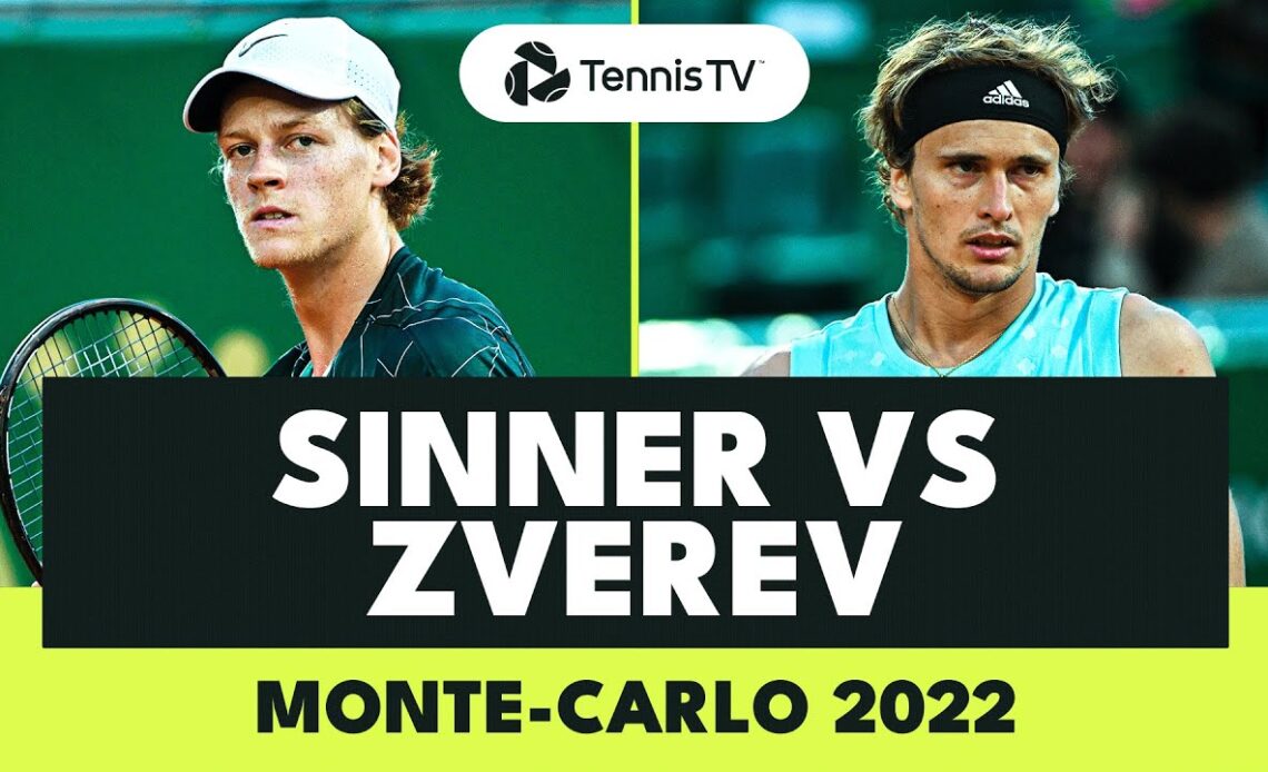 Jannik Sinner vs Alexander Zverev EPIC Match Highlights | Monte-Carlo 2022