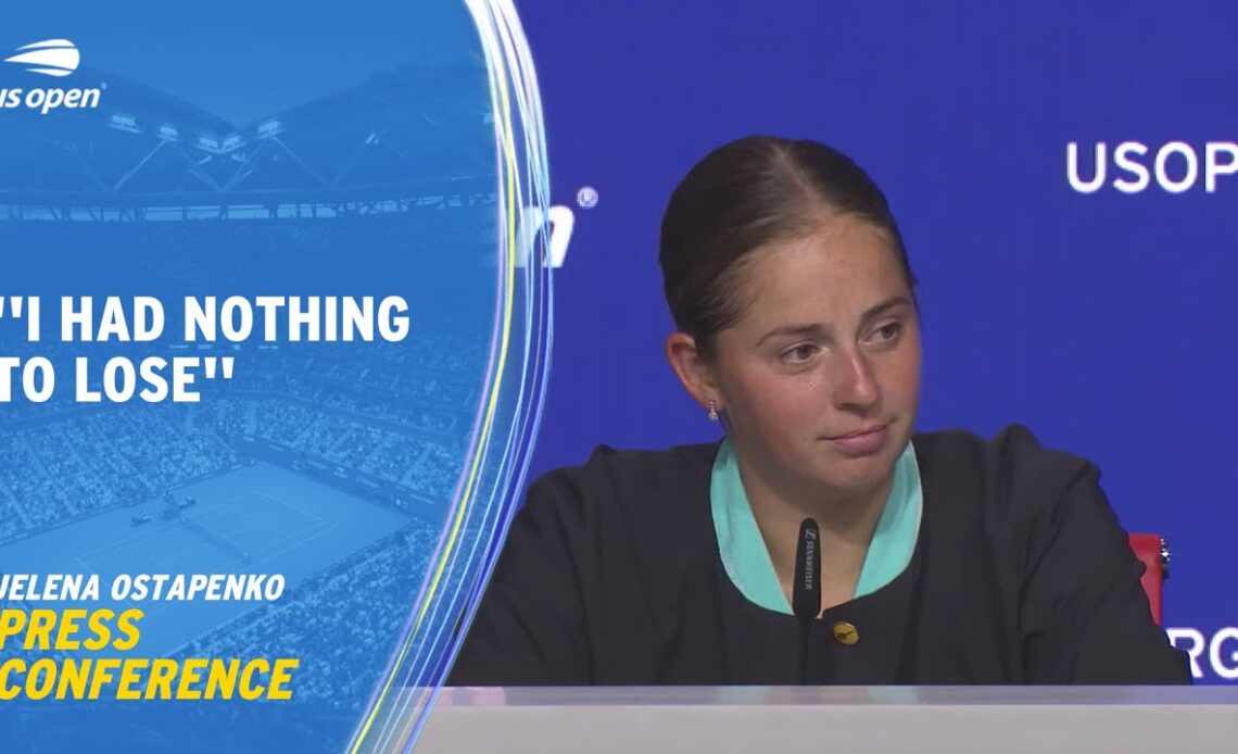 Jelena Ostapenko Press Conference  | 2023 US Open Round 4