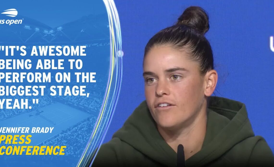 Jennifer Brady Press Conference | 2023 US Open Round 3