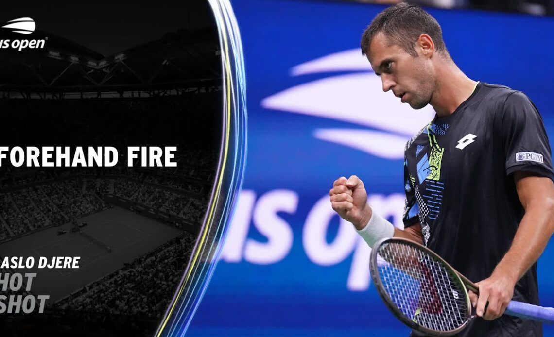 Laslo Djere Produces Forehand Fire | 2023 US Open