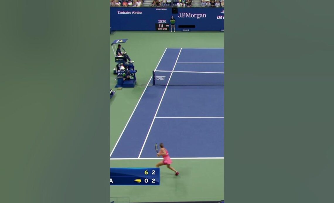 Madison Keys finds the PERFECT angle! 👌
