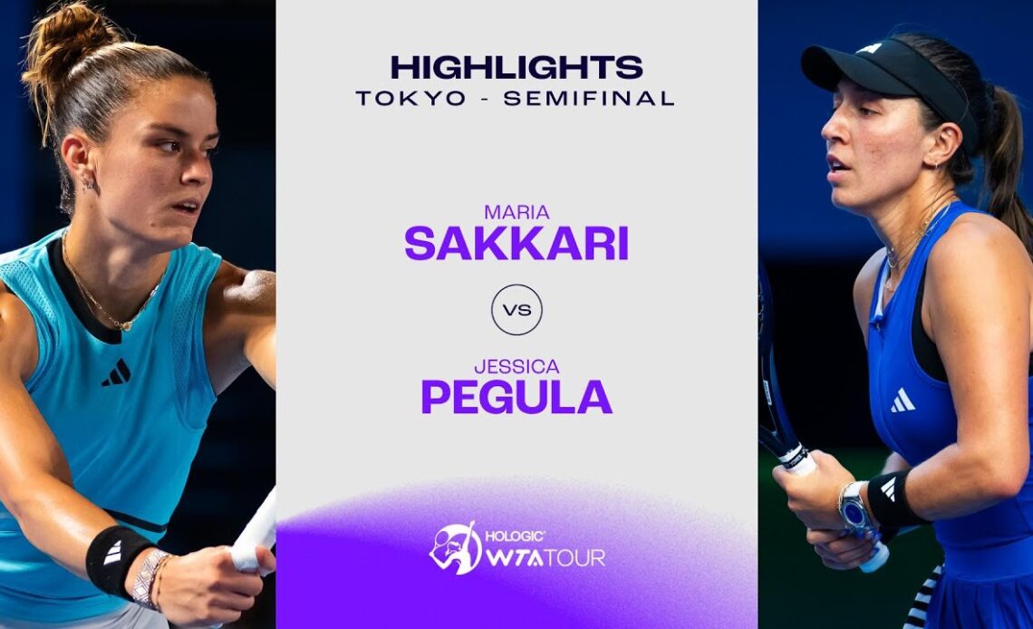 Maria Sakkari vs. Jessica Pegula | 2023 Tokyo Semifinal | WTA Match Highlights