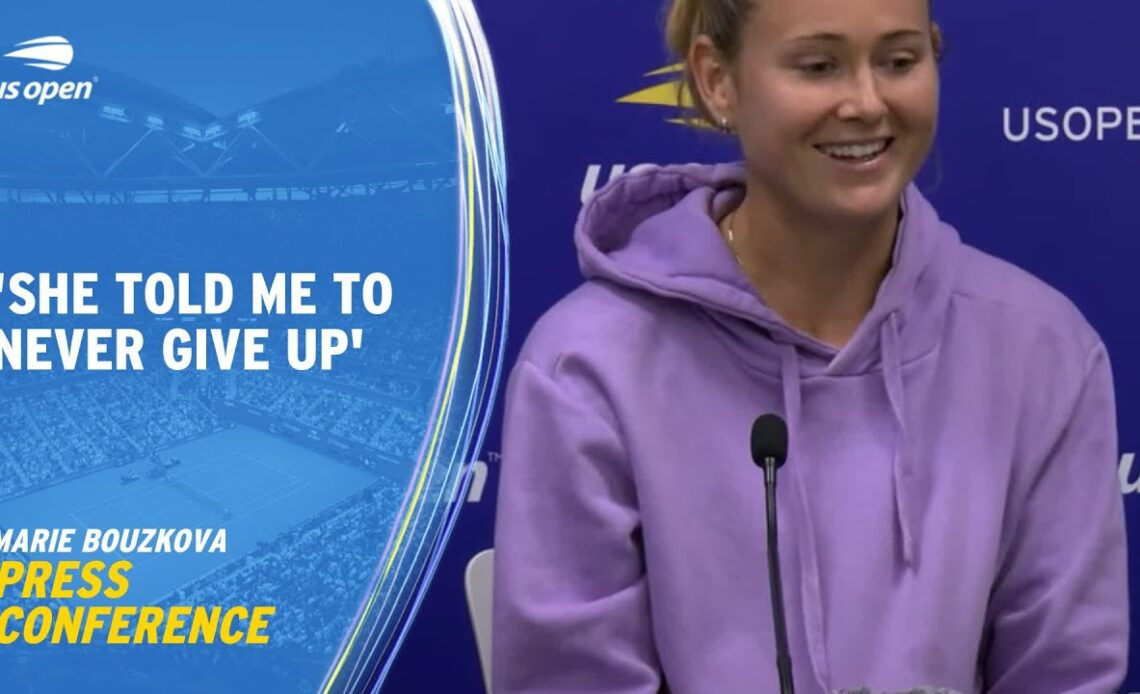 Marie Bouzkova Press Conference | 2023 US Open Round 3