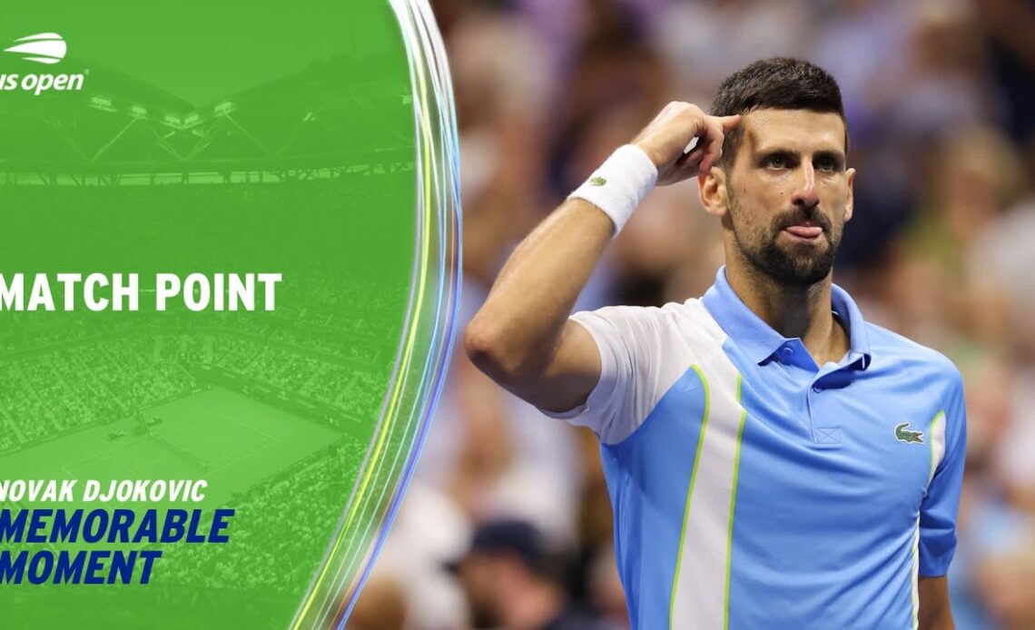 Match Point | Novak Djokovic Makes 36th Grand Slam Final | 2023 US Open