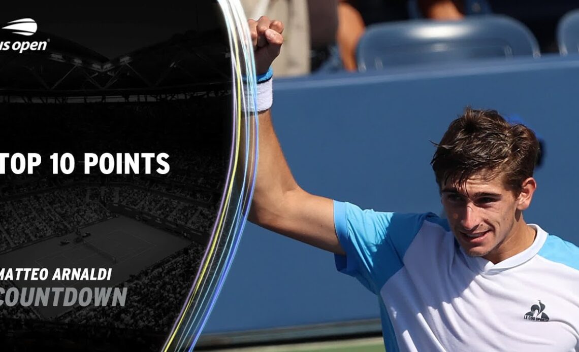 Matteo Arnaldi | Top 10 Points | 2023 US Open