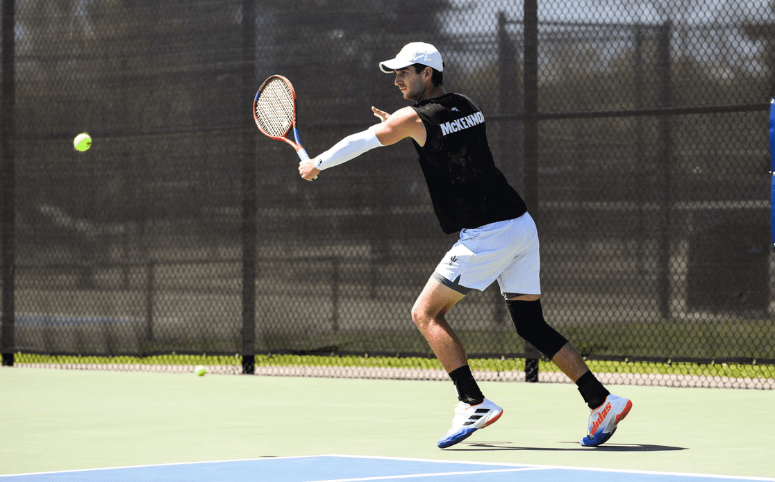 Men's Tennis Competes at the Battle in the Bay