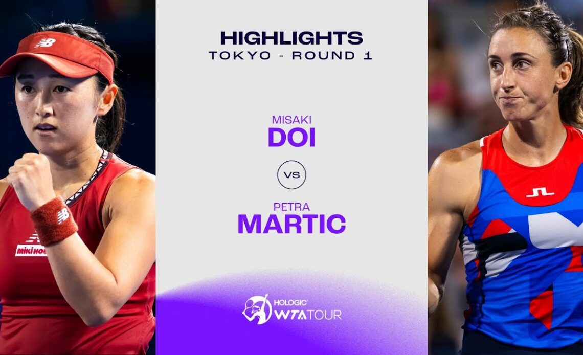 Misaki Doi vs. Petra Martic | 2023 Tokyo Round 1 | WTA Match Highlights