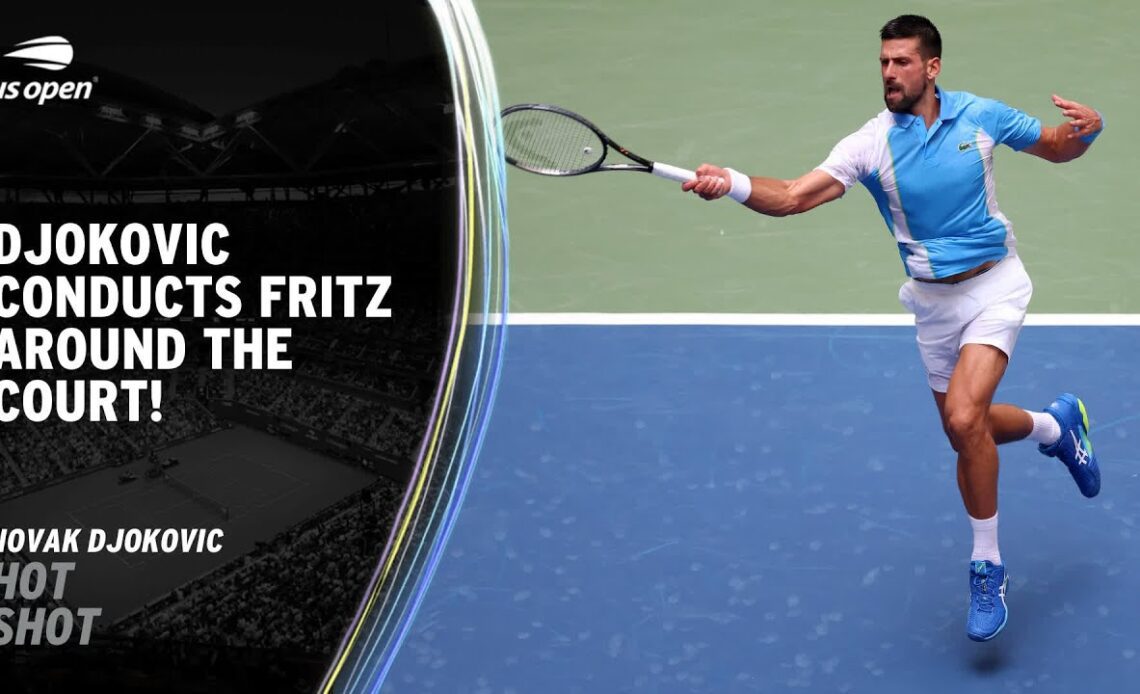 Novak Djokovic Battles it Out with Taylor Fritz! | 2023 US Open
