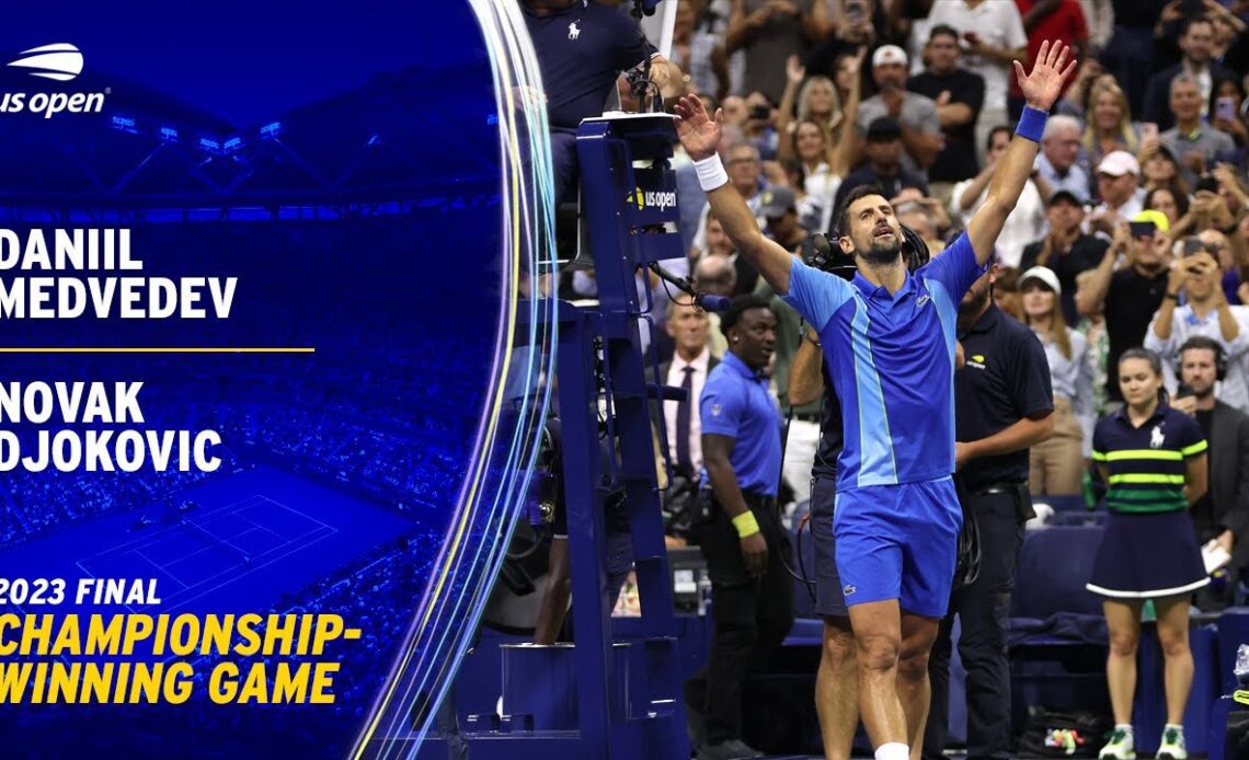 Novak Djokovic | Championship-Winning Game | 2023 US Open Final